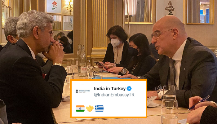 Indian Embassy in Turkey throws shade as EAM S Jaishankar meets his Greek counterpart, read details