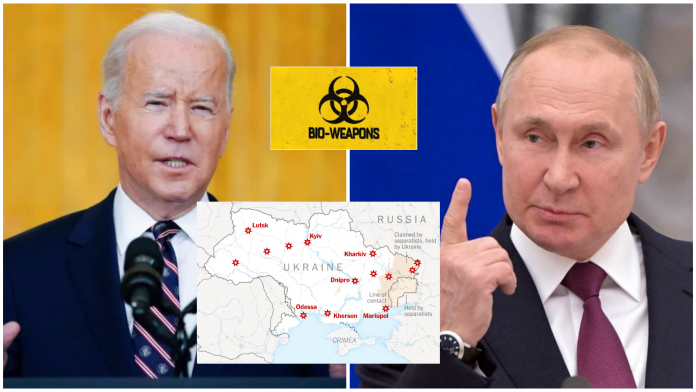 Biden, Putin, Ukraine invasion and bioweapons