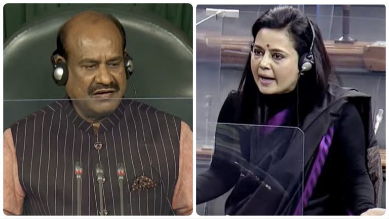 Opposition MPs join LS speaker Om Birla in criticising Mahua Moitra for disrespecting the post of Chair
