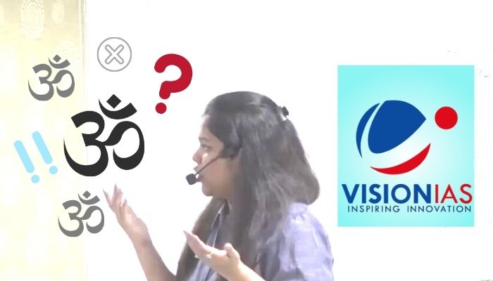 Political brainwashing and lies: What was said by Smriti Shah and how Vision IAS is spreading anti-Hindu propaganda in the guise of UPSC coaching
