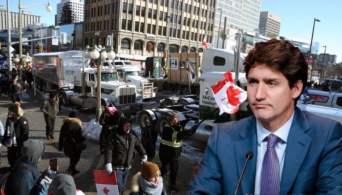 Justin Trudeau claims protestors in Canada do not have the right to block economy, had supported ‘protesting farmers’ in India for the exact thing