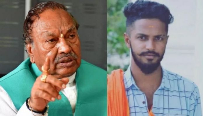 Muslim goons killed Bajrang Dal activist Harsha: Karnataka BJP Minister