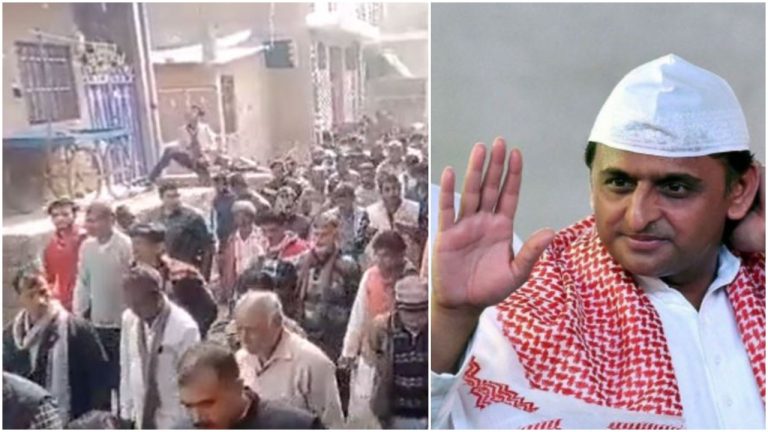 Samajwadi Party workers raise anti-National, pro-Pakistan slogans during a rally in Kanpur, party pins the blame on BJP