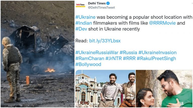 Amidst fears of World War 3, the Times of India is concerned about the Indian film industry losing shooting destinations