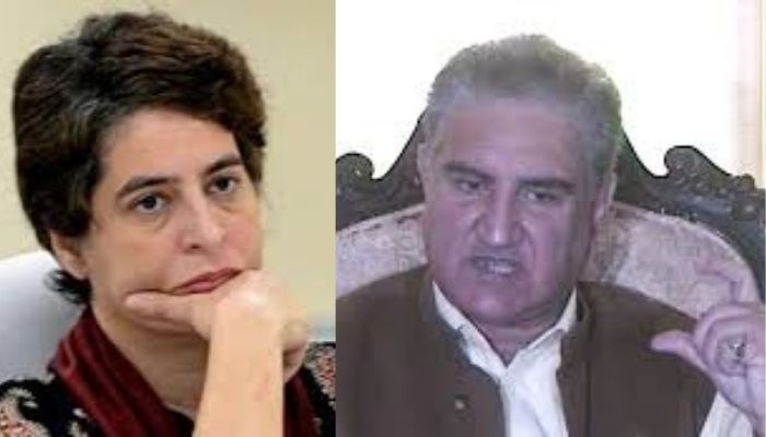 Congress propaganda on the burqa row gets support from Pakistan again, Shah Mahmood amplifies the misinformation spread by Priyanka Gandhi