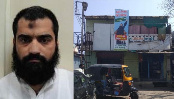 Maharashtra: ‘Pehle hijab, fir kitab’ banners now come up in Mominpura area of Georai, hometown of terrorist Abu Jundal