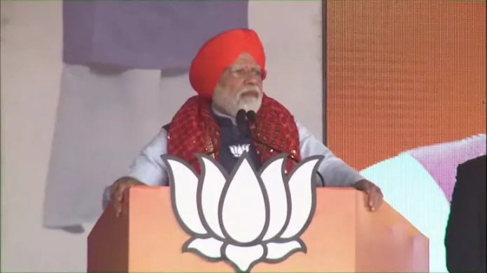 Jalandhar: PM Modi takes potshots at infighting within Congress party