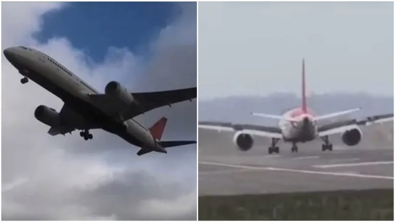Watch: Air India pilots make high-risk landing at London’s Heathrow amidst gusting winds