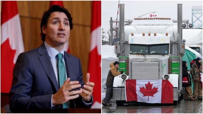 Protest canada truckers protesters