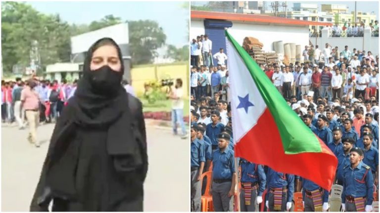 Karnataka hijab row: Father of Burqa-clad protestor Muskan Zainab who shouted “Allahu Akbar” is a member of radical Islamic group PFI