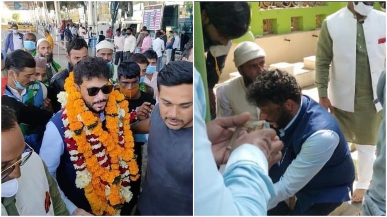AIMIM leader Waris Pathan’s face blackened outside dargah over his ‘anti-national and communally divisive’ speeches