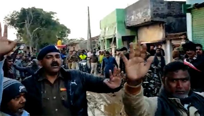 Jharkhand Saraswati procession blocked by Muslim locals trigger violence