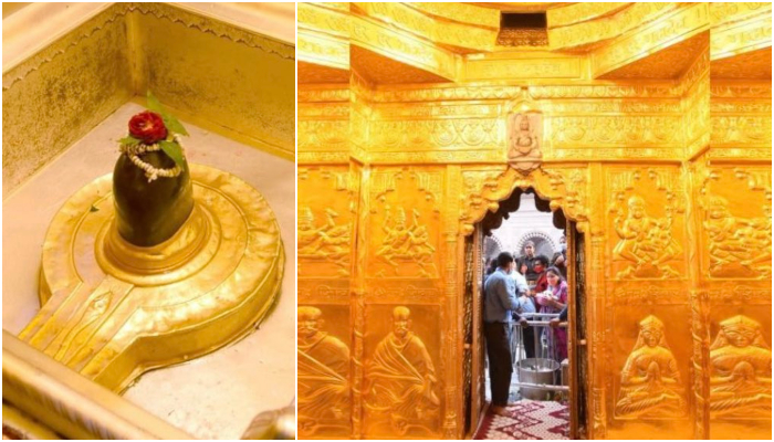 Kashi Vishwanath Temple gets golden makeover on Mahashivratri, 37 kg gold used for inner walls of sanctum, 23 kg planned for lower portion of dome
