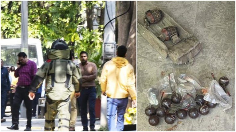 Arms found hidden in a closed house, 2 hand grenades, 22-25 used cartridges recovered by Gurugram police, investigation on