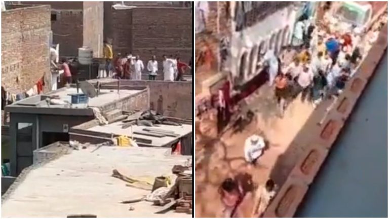 Holi celebration in Amroha, UP turns violent after Namazis pelt stones because Hindus were playing music: What the police said and the viral video