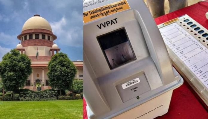 VVPAT verification issue in Supreme Court