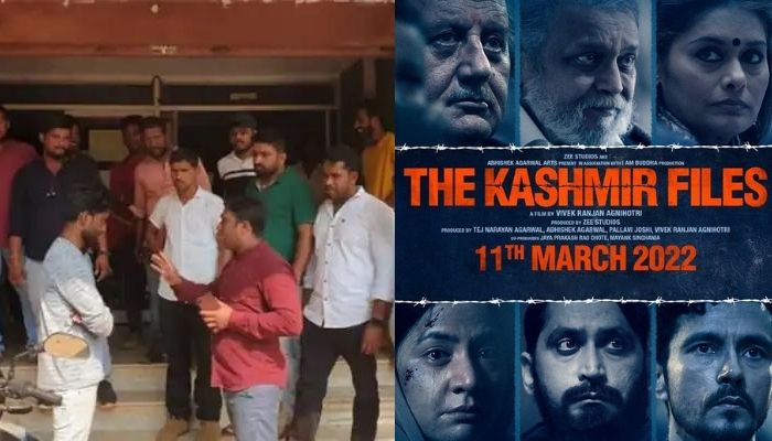 Karnataka: Protests erupts in Bhatkal after a movie theatre reportedly halted the screening of ‘The Kashmir Files’ to make way for Radhe Shyam