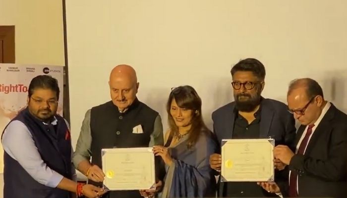 ‘They are trying to strike relevance by stoking controversy over The Kashmir Files’: Anupam Kher slams Congress for denying exodus of Kashmiri Pandits