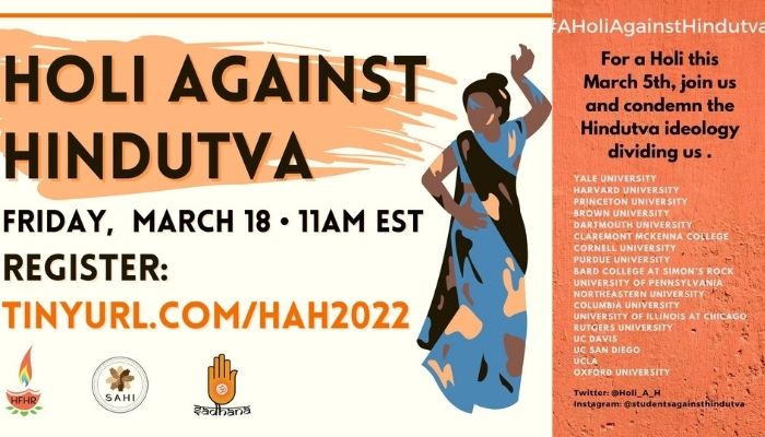 Hinduphobic event ‘Holi against Hindutva’ to be held yet again, was accused of appropriating Hindu festival for political protests on US campuses earlier