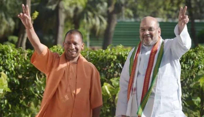 Yogi Adityanath and Amit Shah