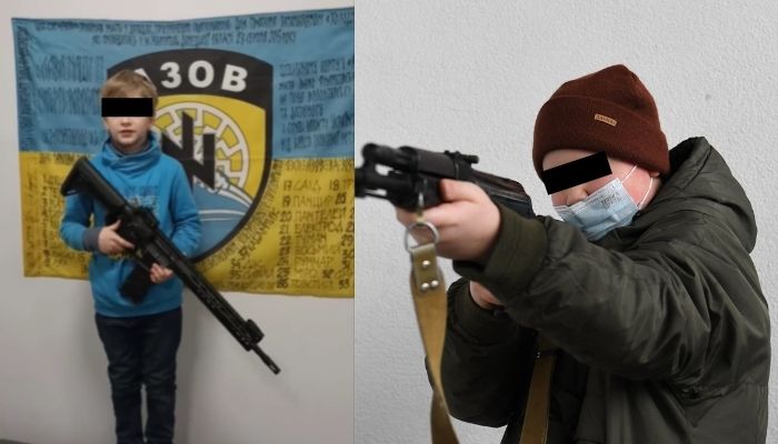 As the Russia-Ukraine heats up, media lionises child soldiers carrying assault weapons: All you need to know