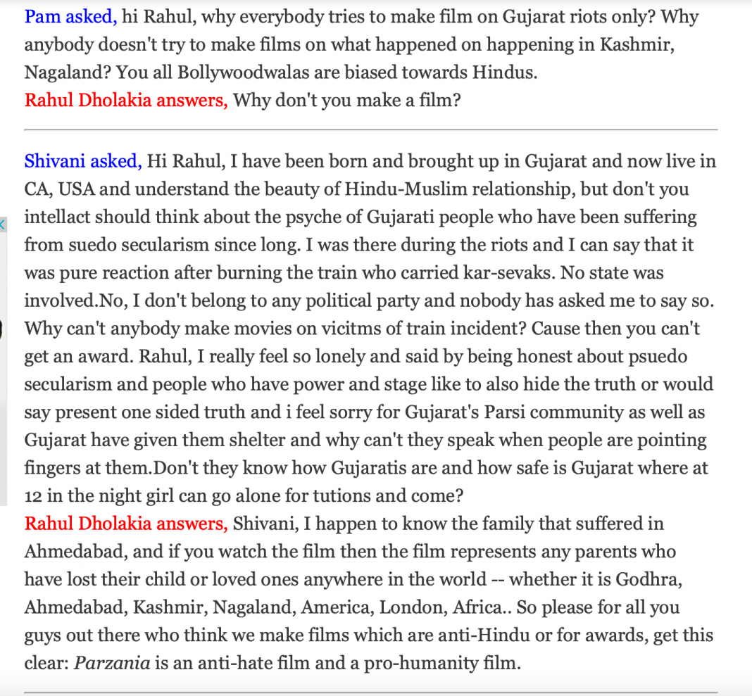 The Kashmir Files slandered by Rahul Dholakia