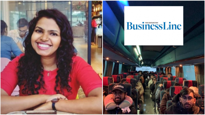 The Hindu journalist caught pushing pro-DMK propaganda