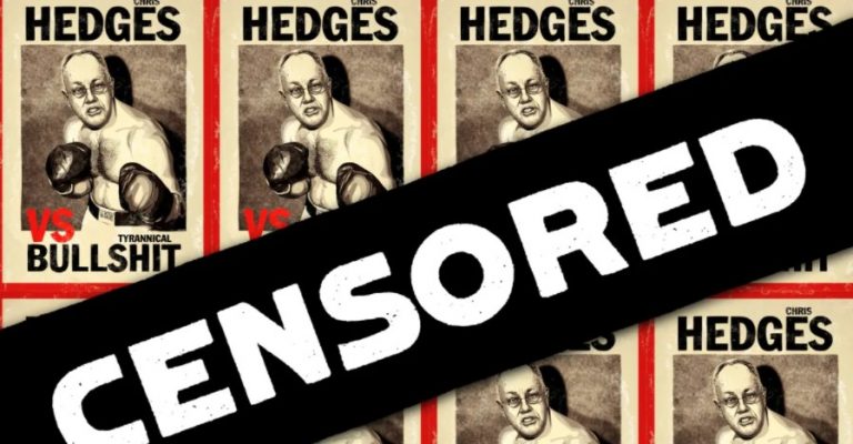 YouTube removes the entire archive of the show ‘On Contact’ hosted by American journalist Chris Hedges for the Russian news network