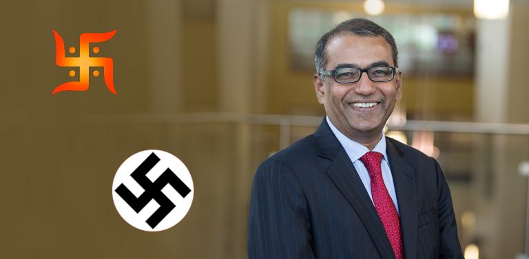 Indian origin MP Chandra Arya urges Canadian parliament to distinguish between the Hindu Swastika and the Nazi Hakenkreuz