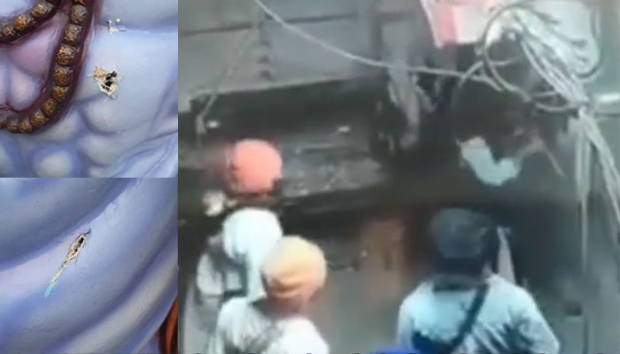 Amritsar: Miscreants dressed as Nihang Sikhs damage Shiva idol at Jagran, Hindu organizations demand action