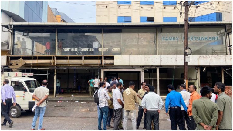Karnataka: Civic authorities demolish illegal hotel building belonging to SDPI leader