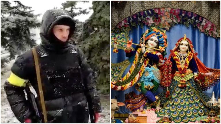 Watch: Ukrainian soldier chants Hindu mantras for strength as he prepares to defend Kyiv against Russian attacks