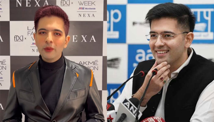 Is the viral pic of a man in lipstick at some fashion event that of AAP leader Raghav Chadha? A fact-check