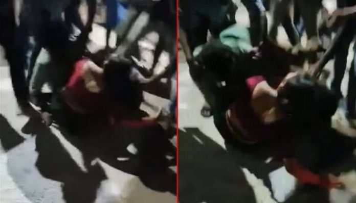 SFI goons beating KSU leader