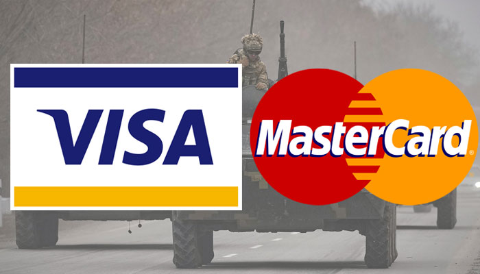 Visa, Mastercard halt operations in Russia hours after Ukrainian President urged for US companies to halt businesses amid war