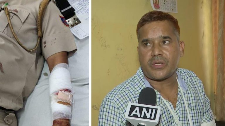 ‘They started pelting stones as the procession reached Masjid’: Sub Inspector Medha Lal Meena who was shot during Jahangirpuri violence