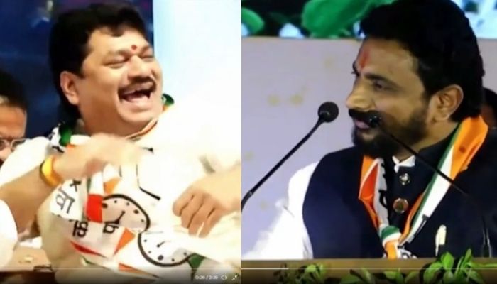 NCP leader Amol Mitkari makes fun of Hindu rituals like Kanyadaan and spreads lies, other NCP leaders sitting on the dais laugh