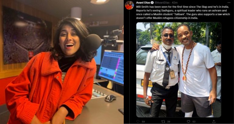 ABC News journalist brings in bizarre correlation against Will Smith’s reported meeting with Sadhguru to spread misinformation on CAA
