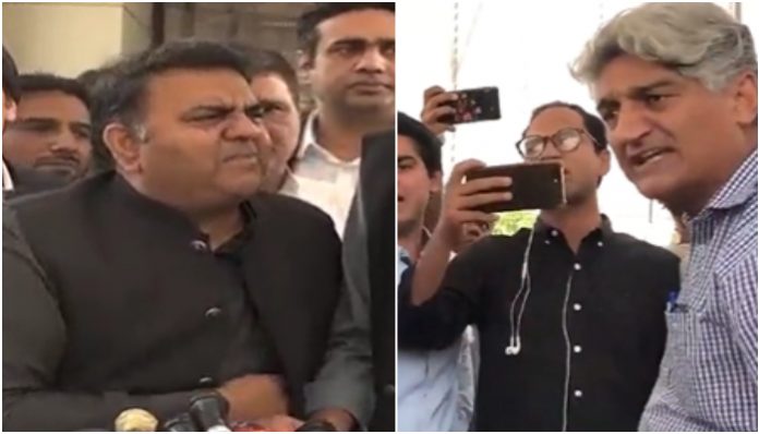 Fawad Chaudhry loses cool amid political crisis