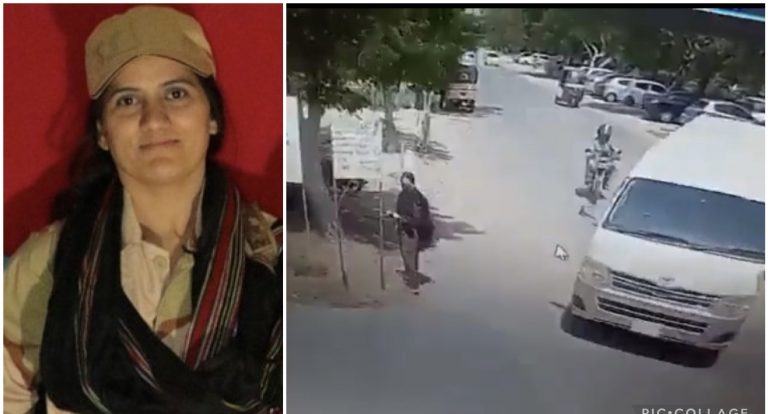 Watch: Hijab-clad woman blows up a van carrying Confuscious Institute director Ding Mupeng and 3 others in Karachi attack