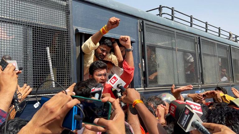 Protest against Karauli anti-Hindu violence: BJYM President Tejasvi Surya, state BJP leaders detained by Rajasthan police on the way