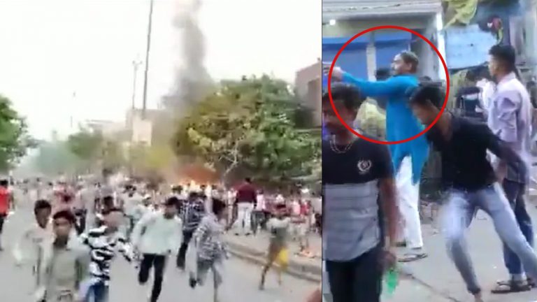 Jahangirpuri rioter caught on camera firing shots during Hanuman Jayanti Shobha Yatra, watch video