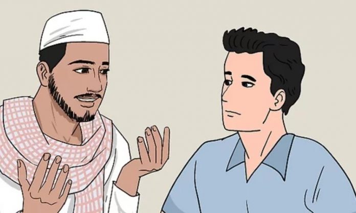 Shaukeen and his wife forced Sooraj to convert to Islam.