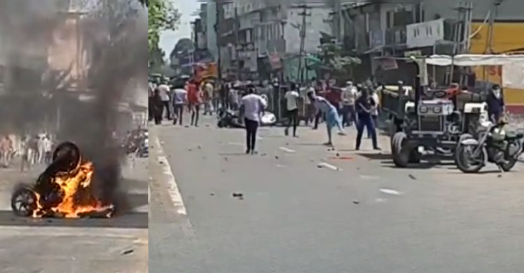 Gujarat: Ram Navami procession faces attack, stone pelting while passing through Muslim dominated area in Himmatnagar