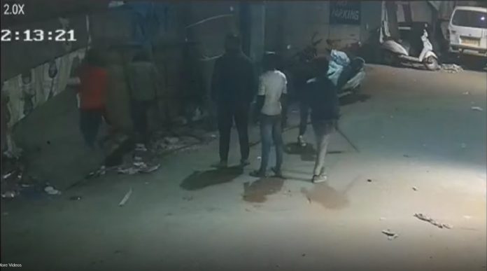 CCTV clip shows sticks collected a day ahead of violence in Jahangirpuri