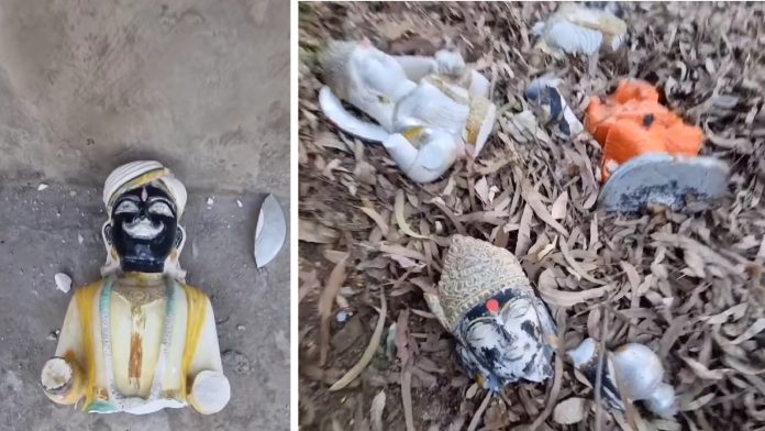 Jammu: Hindu temple vandalised with idols of deities broken into pieces