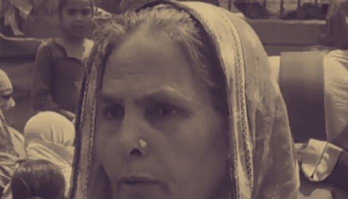 A Lady in Delhi's Jahangirpuri