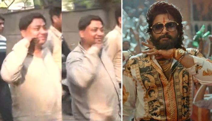 Watch: Jahangirpuri riots accused Ansar makes Pushpa ‘Jhukega Nahin’ signature move while being taken to court