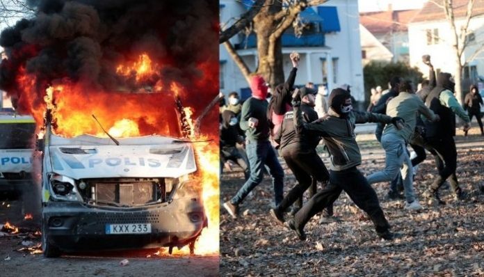 Riots in Sweden over Quran burning event, vehicles torched, cops attacked: Details
