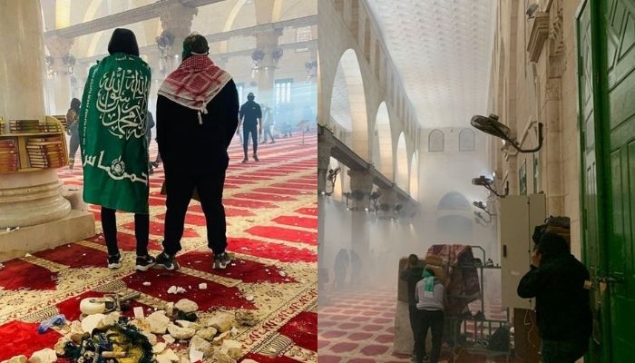 Clashes at Al Aqsa mosque: Viral images, videos reveal Palestinians were equipped with stones inside the mosque  compound
